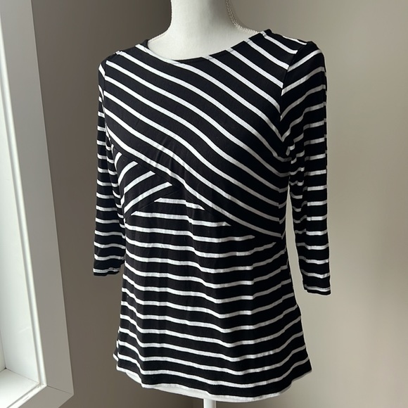 Laura Petites Striped Top - Picture 3 of 10